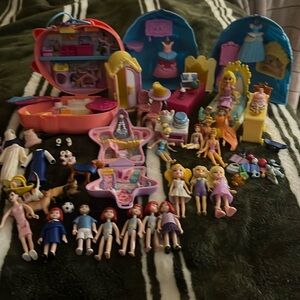 Mixed lot of  vintage Polly pockets and more